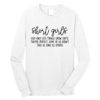 Short Girl Funny Fall Season Christian Long Sleeve Shirt