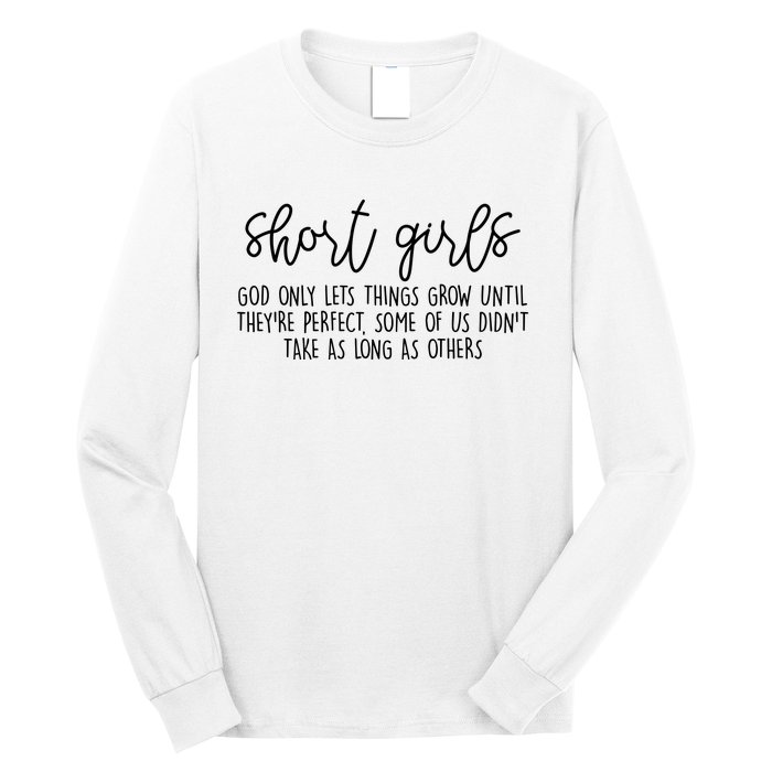 Short Girl Funny Fall Season Christian Long Sleeve Shirt