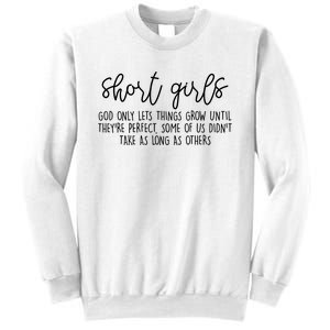 Short Girl Funny Fall Season Christian Sweatshirt