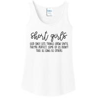 Short Girl Funny Fall Season Christian Ladies Essential Tank