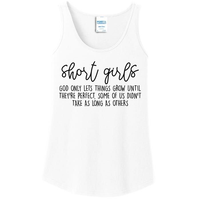 Short Girl Funny Fall Season Christian Ladies Essential Tank