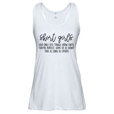 Short Girl Funny Fall Season Christian Ladies Essential Flowy Tank