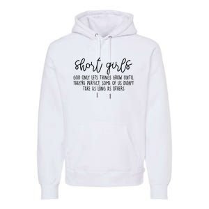 Short Girl Funny Fall Season Christian Premium Hoodie