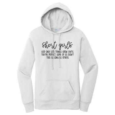 Short Girl Funny Fall Season Christian Women's Pullover Hoodie