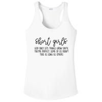 Short Girl Funny Fall Season Christian Ladies PosiCharge Competitor Racerback Tank