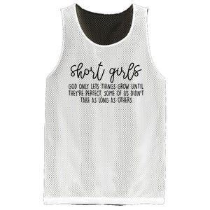 Short Girl Funny Fall Season Christian Mesh Reversible Basketball Jersey Tank