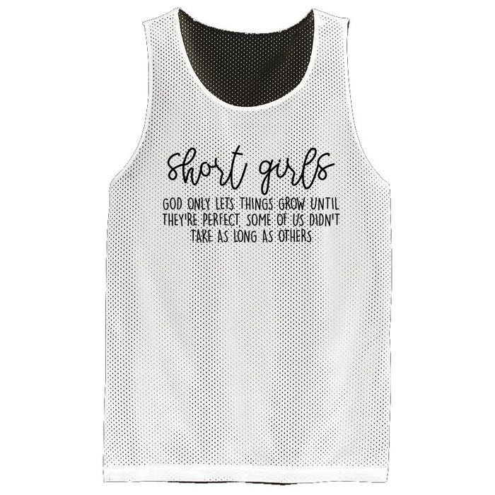 Short Girl Funny Fall Season Christian Mesh Reversible Basketball Jersey Tank