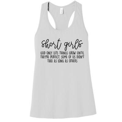 Short Girl Funny Fall Season Christian Women's Racerback Tank