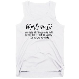 Short Girl Funny Fall Season Christian Tank Top