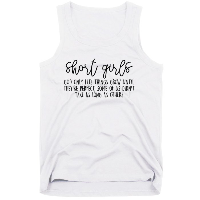 Short Girl Funny Fall Season Christian Tank Top