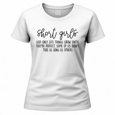 Short Girl Funny Fall Season Christian Women's T-Shirt