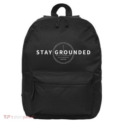Stay Grounded Funny Electrician Gift 16 in Basic Backpack
