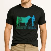 Show Girl Fun Livestock Cattle Showing Cooling Performance Crew T-Shirt