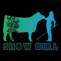 Show Girl Fun Livestock Cattle Showing Cooling Performance Crew T-Shirt