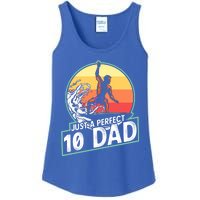 Surfing Gift For Dad Fathers Day Gift For Surfer Perfect 10 Meaningful Gift Ladies Essential Tank