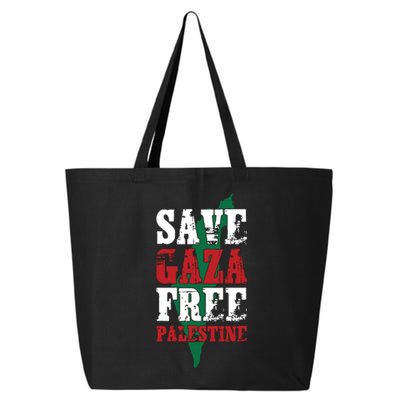 Save Gaza Free Palestine 25L Jumbo Tote