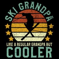 Ski Grandpa Funny Gift Funny Grandfather Skier & Skiing Lover Gift Impact Tech Backpack