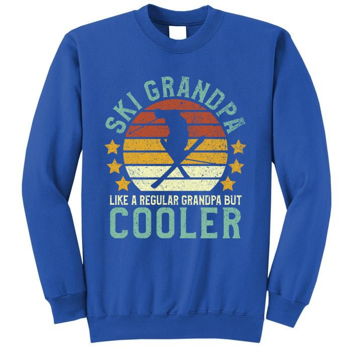 Ski Grandpa Funny Gift Funny Grandfather Skier & Skiing Lover Gift Sweatshirt