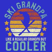 Ski Grandpa Funny Gift Funny Grandfather Skier & Skiing Lover Gift Kids Hoodie