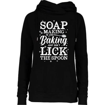 Soapmaking Gift For Soapmakers Makers Handmade Soap Making Gift Womens Funnel Neck Pullover Hood
