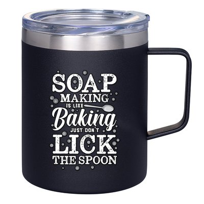 Soapmaking Gift For Soapmakers Makers Handmade Soap Making Gift 12oz Stainless Steel Coffee Mug
