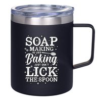 Soapmaking Gift For Soapmakers Makers Handmade Soap Making Gift 12oz Stainless Steel Coffee Mug