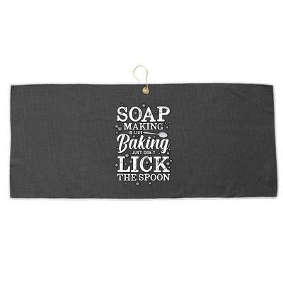Soapmaking Gift For Soapmakers Makers Handmade Soap Making Gift Large Microfiber Waffle Golf Towel