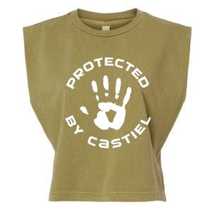 Supernatural Gifts For Her Christmas Gift Protected By Castiel Supernatural Fami Garment-Dyed Women's Muscle Tee