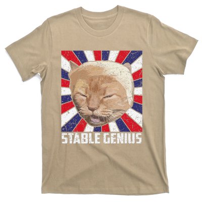 Stable Genius Funny Cat Meme President T-Shirt