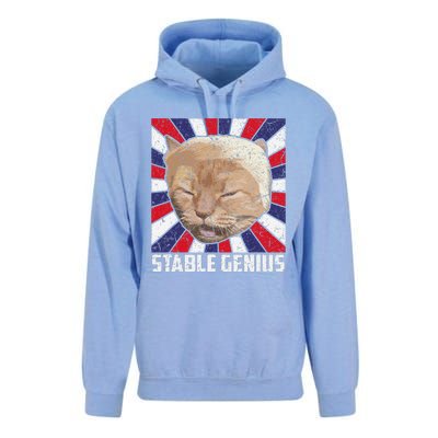 Stable Genius Funny Cat Meme President Unisex Surf Hoodie