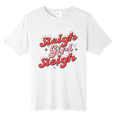 Sleigh Girl Funny Christmas Holiday Tall Fusion ChromaSoft Performance T-Shirt