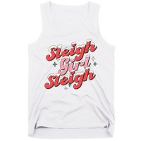 Sleigh Girl Funny Christmas Holiday Tank Top