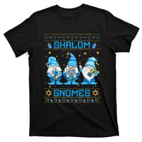 Shalom Gnomes Funny Ugly Hanukkah Sweater Chanukah T-Shirt