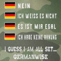 Speaking German Funny Deutsch Student German Language Legacy Tie Dye Trucker Hat