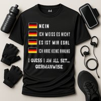 Speaking German Funny Deutsch Student German Language Cooling Performance Crew T-Shirt