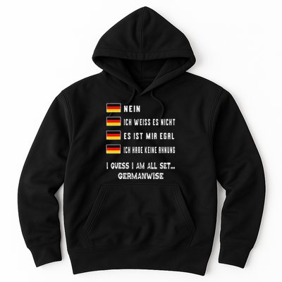 Speaking German Funny Deutsch Student German Language Hoodie