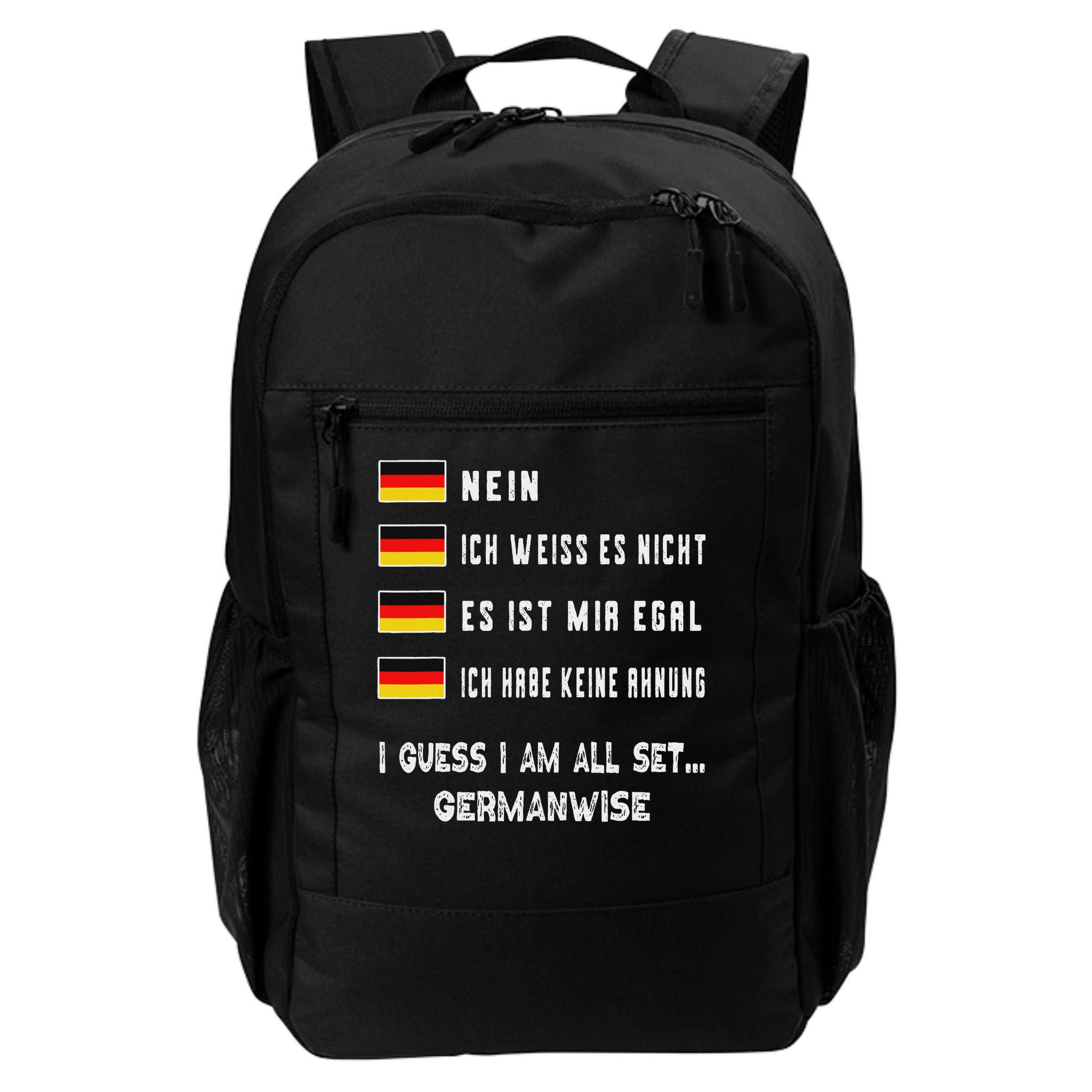Speaking German Funny Deutsch Student German Language Backpack