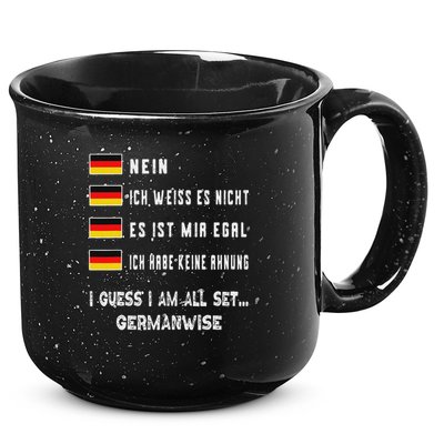 Speaking German Funny Deutsch Student German Language 15oz Campfire Ceramic Mug