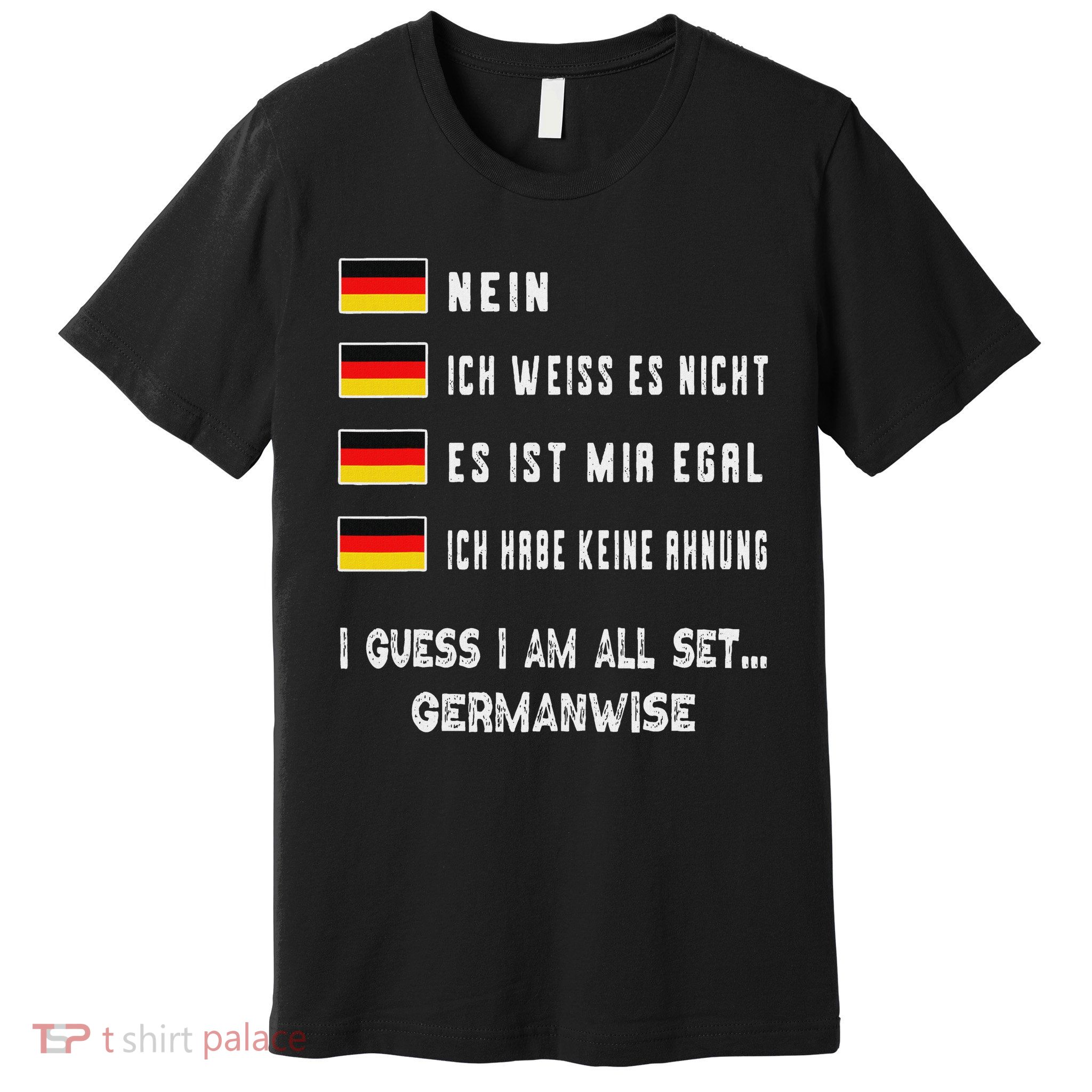 Speaking German Funny Deutsch Student German Language Premium T-Shirt