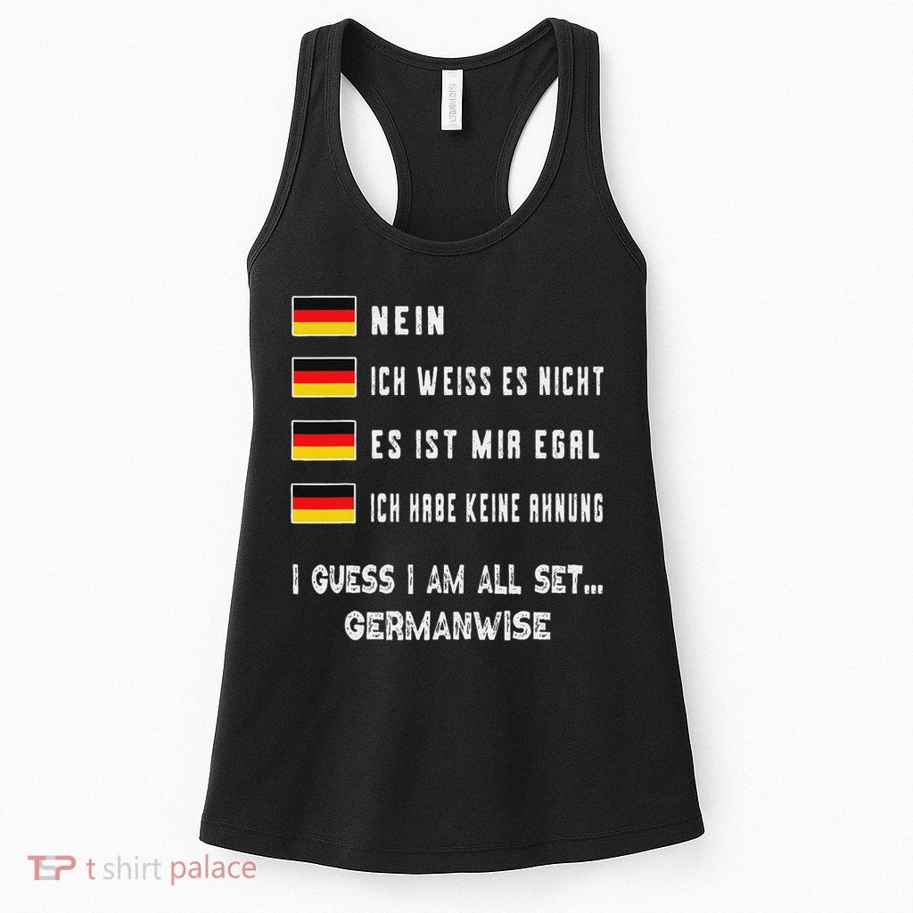Speaking German Funny Deutsch Student German Language Womens Tank Top