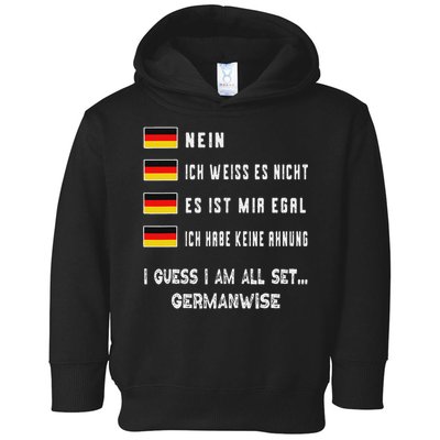 Speaking German Funny Deutsch Student German Language Toddler Hoodie