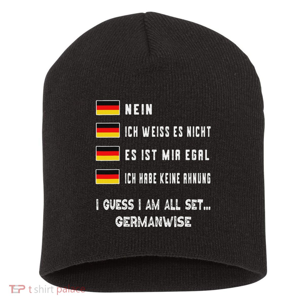 Speaking German Funny Deutsch Student German Language Short Acrylic Beanie
