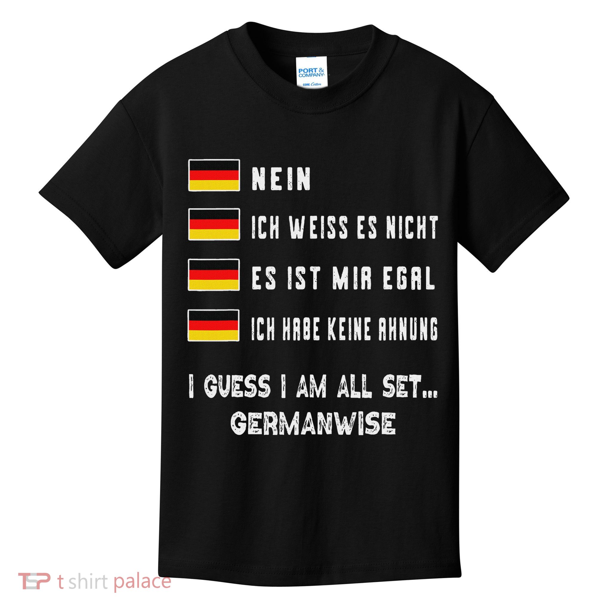 Speaking German Funny Deutsch Student German Language Kids T-Shirt