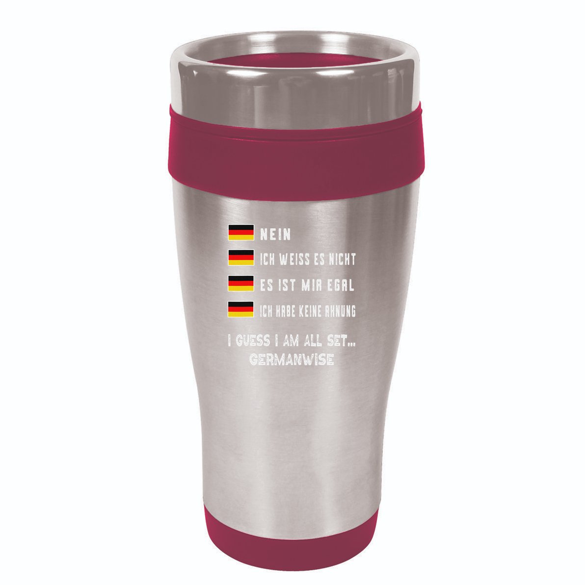 Speaking German Funny Deutsch Student German Language 16oz Travel Tumbler