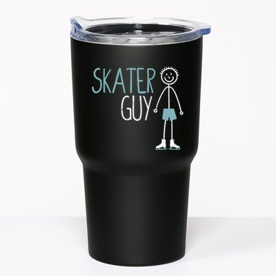Skater Guy Funny Skates Ice Skating Boy Figure Skaters Tumbler