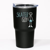 Skater Guy Funny Skates Ice Skating Boy Figure Skaters Tumbler