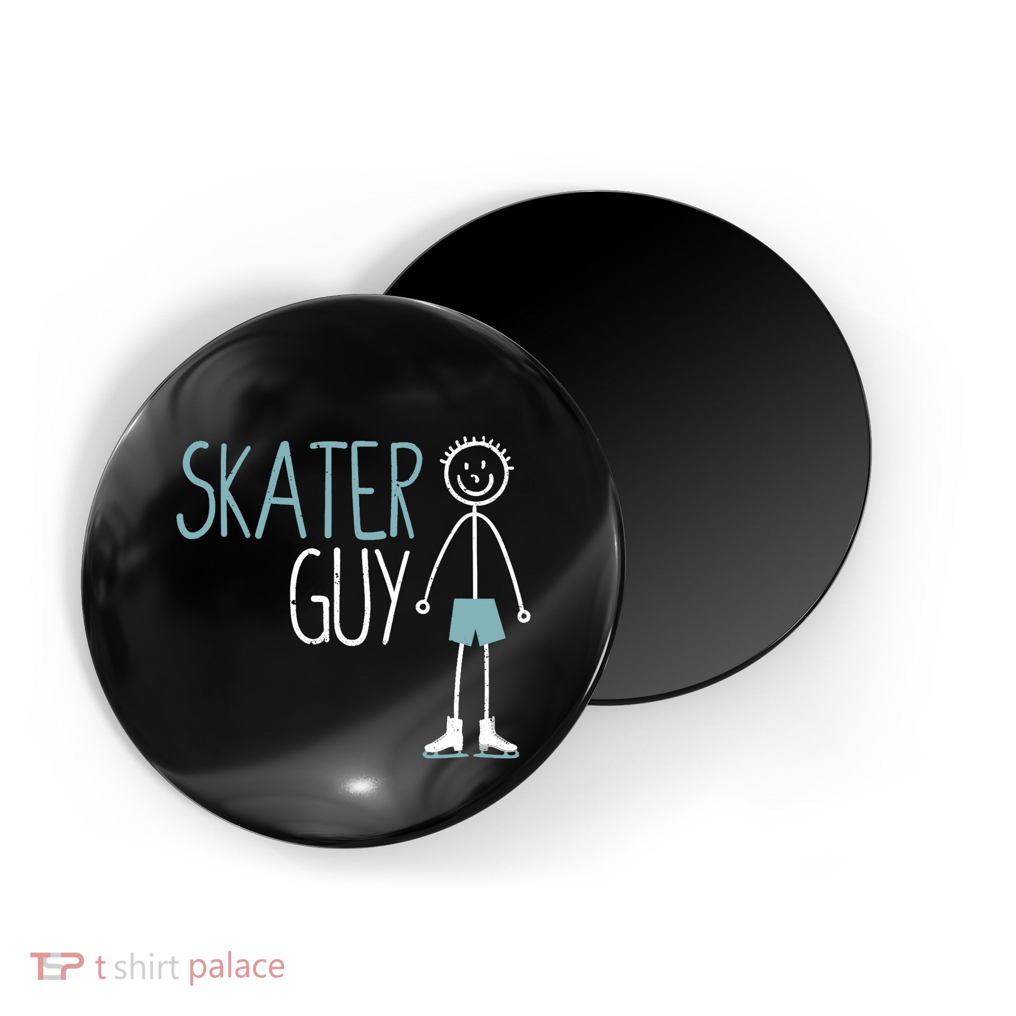 Skater Guy Funny Skates Ice Skating Boy Figure Skaters Magnet