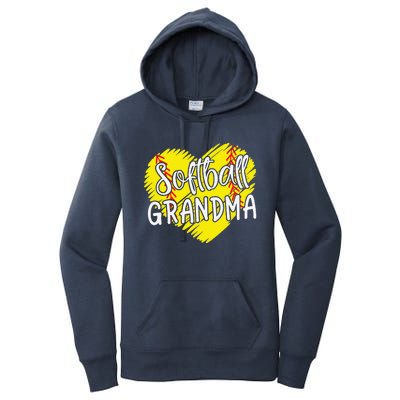 Softball Grandma For Women Baller Grandma Mother's Day Women's Pullover Hoodie