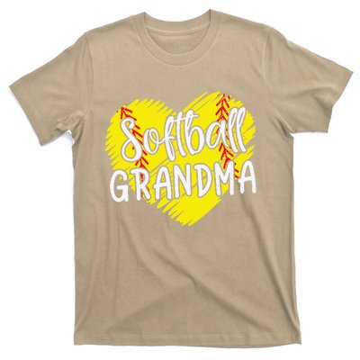 Softball Grandma For Women Baller Grandma Mother's Day T-Shirt