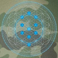 Sacred Geometry Flower Of Life With Kabbalah Tree Legacy Tie Dye Trucker Hat